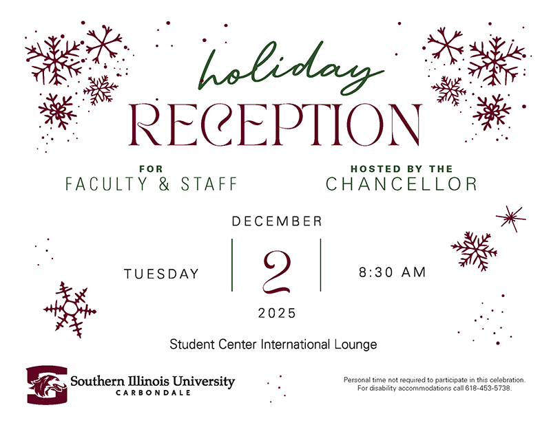 2025 Holiday Reception Flyer